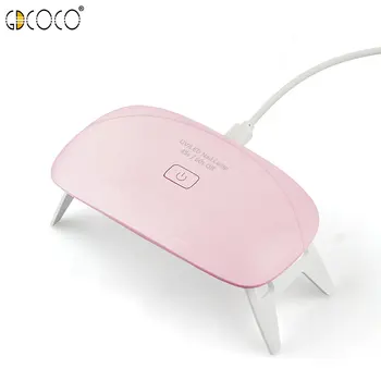 

#86213 GDCOCO Gel Nail Polish for All Gel Dryer Mini Nail Lamp 6W USB Power Cable 45s/60s Button LED UV Lamp