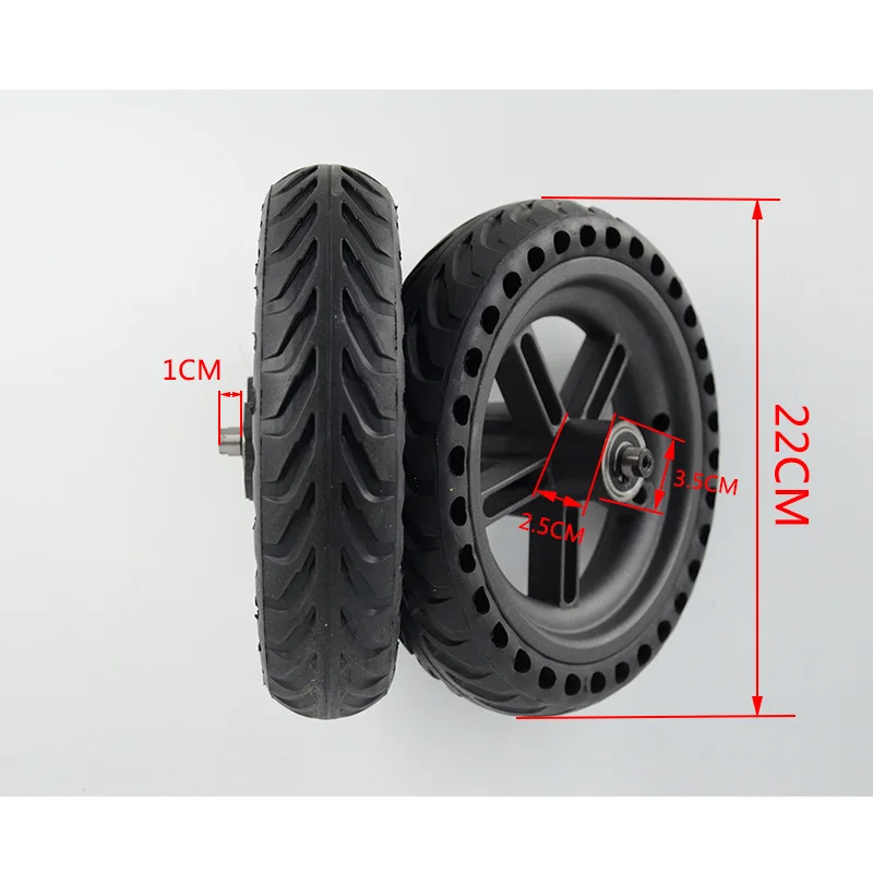 Обновление резиновый воздушный полый Ступица колеса тормозной диск шина для Xiaomi Mijia M365 колеса электрический скутер 8,5 дюймов легко установить