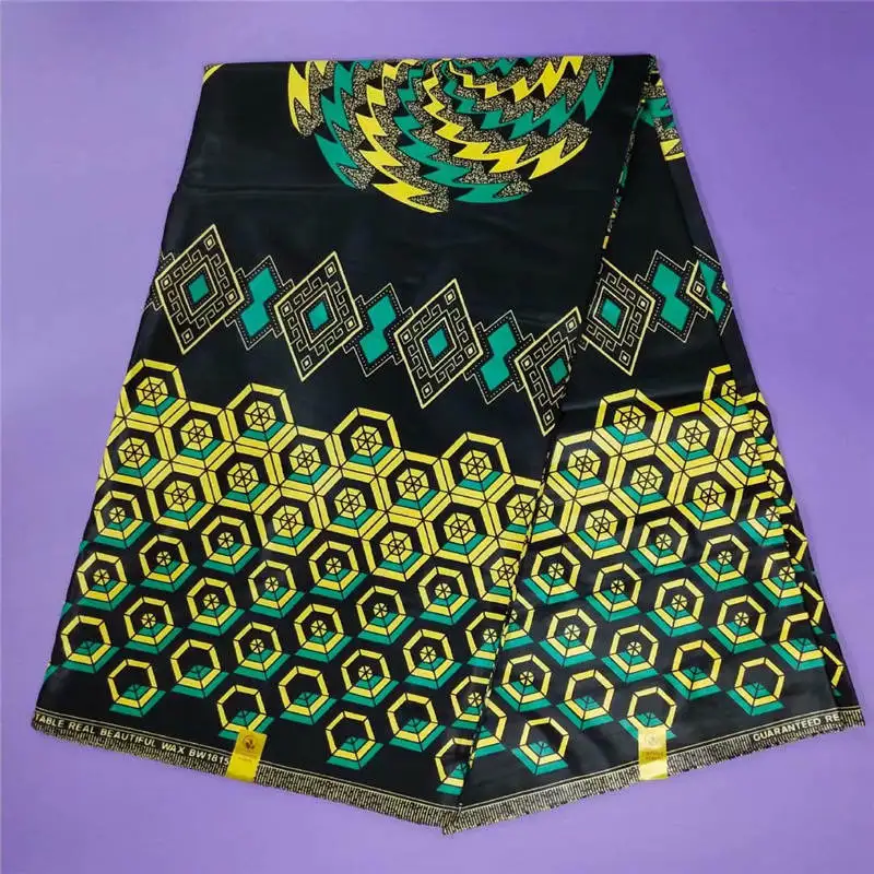 

T2!African cotton ankara Wax Fabric Veritable 100% cotton Nigerian Prints Real Java Wax Fabric for Women Cloth ! J60585