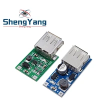 ShengYang – chargeur de sortie USB DC-DC, Module de puissance Boost, 0.9V ~ 5V à 5V 600MA, carte d'alimentation Mobile, bleu