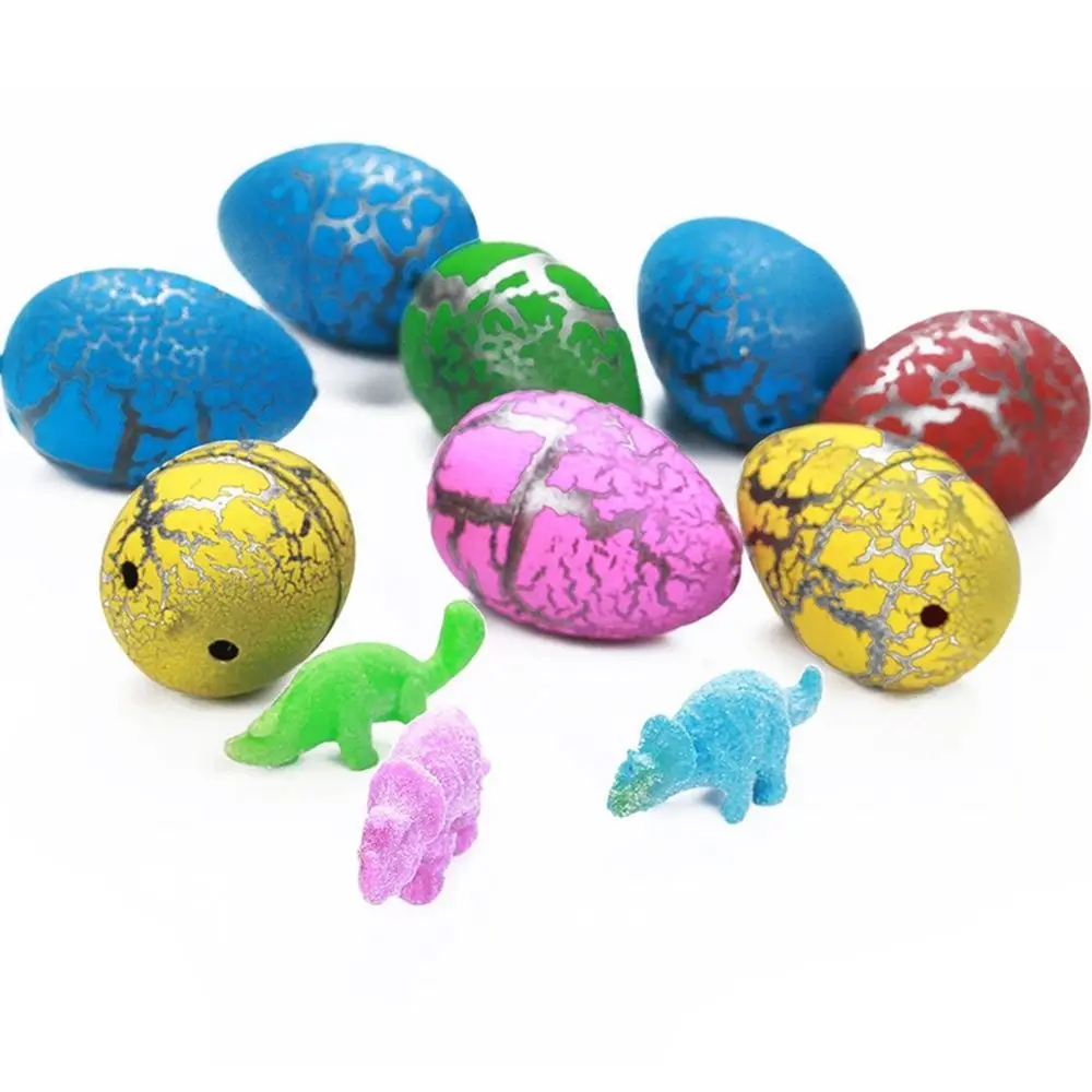 20pcs/lot Novelty Gag Toys Children Toys Cute Magic Hatching Growing Animal Dinosaur Eggs For Kids Educational Gifts