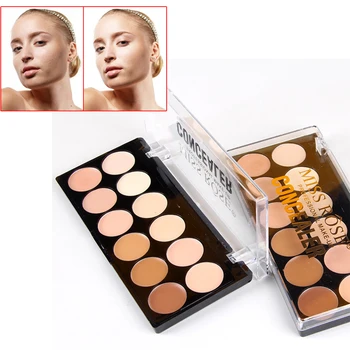 

MISS ROSE 12Colors Dark Eye Acne Concealer Cream Palette Professional Base Foundation Makeup Kit Facial Matte Pigment Camouflage