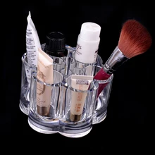 Make Up Cosmetic Storage Transparent Acrylic Container Bathroom Jewelry Case Makeup Pen Box Organizer