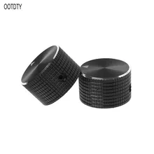 2pcs Aluminum Alloy Switch Rotary Knobs Volume Control Pointer For Amplifier Audio Machine Potentiometer rs30112ac00j for roland e a7 45mm 4 5cm dual channel b10kx2 a10kx2 slide switch volume adjust potentiometer faders