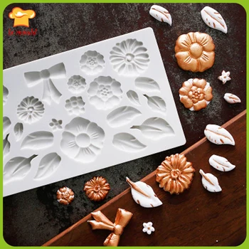 

Baking Silicone Fondant Rose Petal Leaf Shape Mould Sugar Art Mould Variety