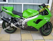 Hot Sales,Motorbike Body Kit For Kawasaki Parts Ninja ZX9R 2000 2001 ZX 9R 00 01 ZX-9R Green Black ABS Motorcycle Fairing Set