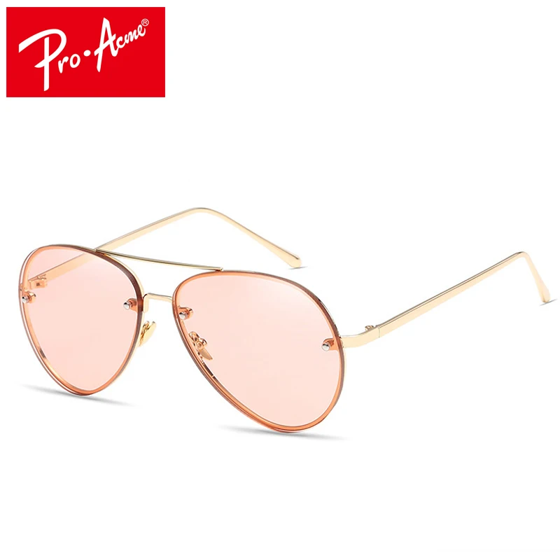Pro Acme Summer Style Lady Sunglasses Women Brand Design Twin-Beams Shades Metal Frame lunette de soleil femme CC0938