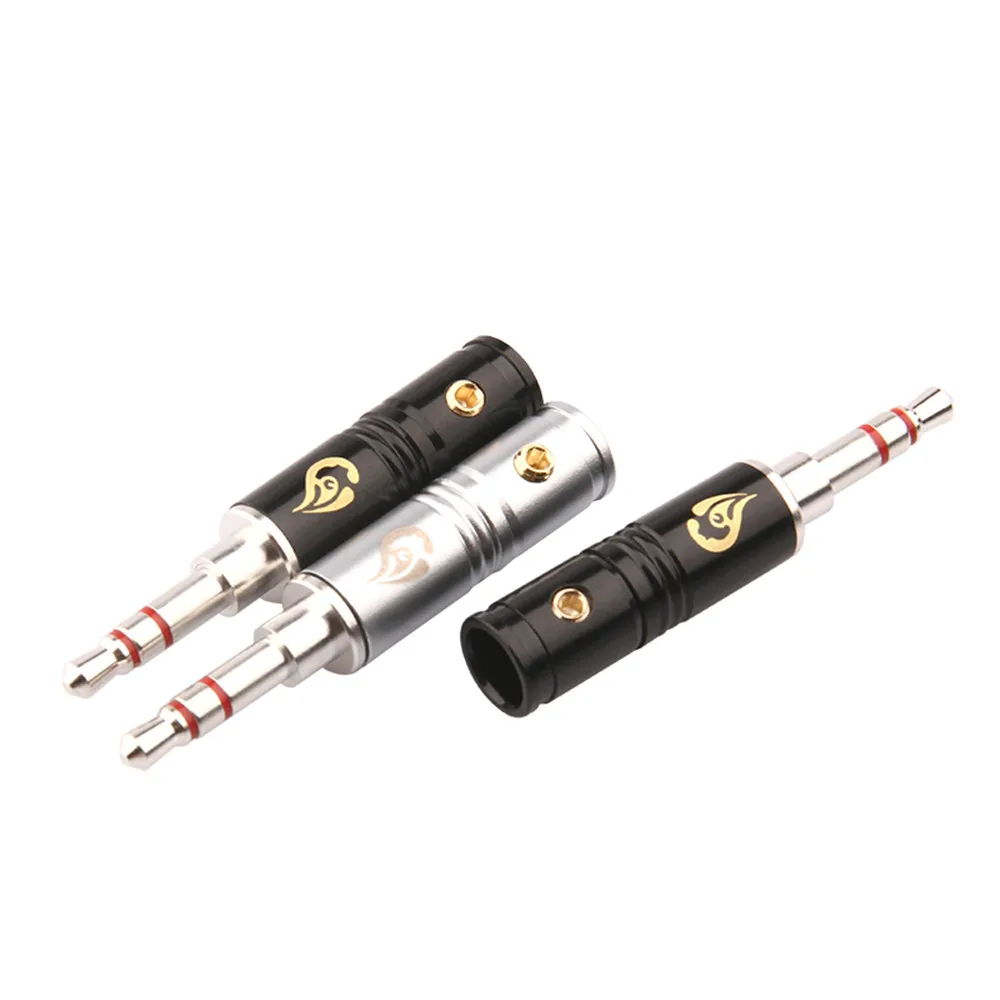 3 5 мм аудио разъем палладиевая вилка DIY HiFi стереогарнитура ремонт линии адаптер