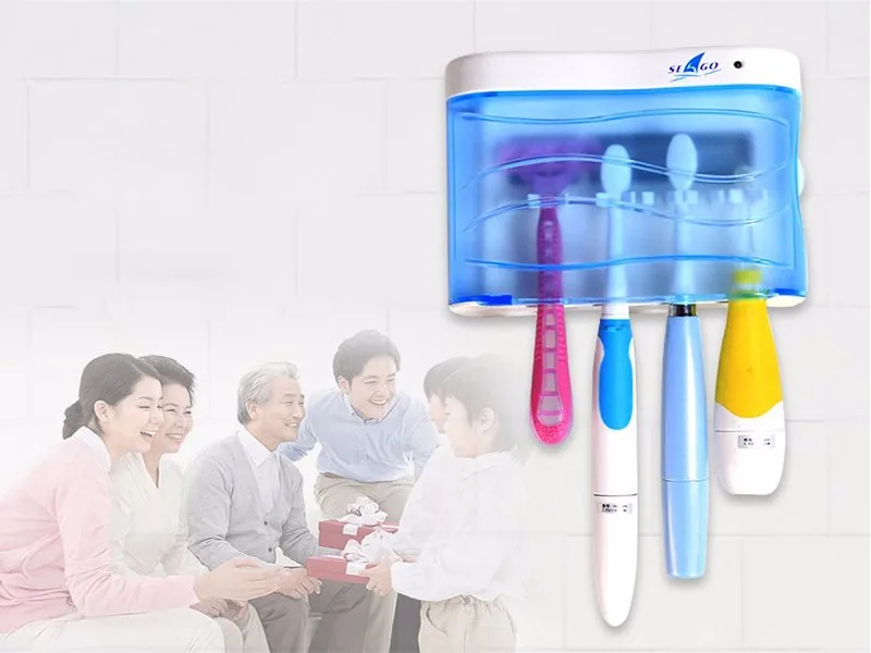 Подвесная вешалка устройство для УФ-дезинфекции зубных щеток подставка-стерилизатор очиститель коробка, медицинские приборы для использования в домашних условиях, профилактическая зубная щетка стерилизовать футляр для хранения