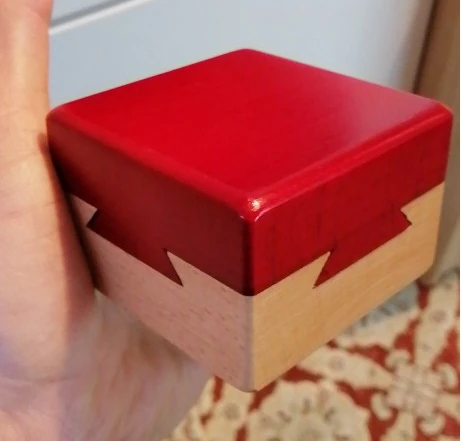 

Luban Lock Classic IQ Education Learning Toys, Creative Wooden Magic Box Challenge IQ Toy Children's Puzzle Games.