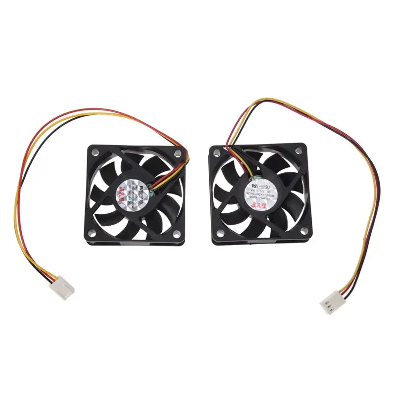 60 мм 6 см DC 12V 3 Pin чехол для компьютера кулер процессора охлаждающий вентилятор