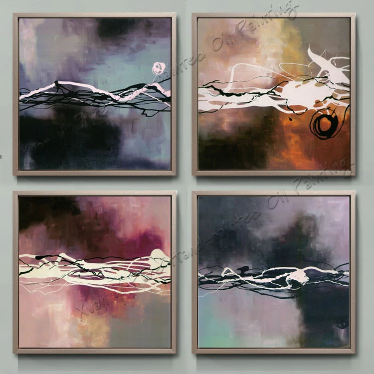 Hand painted Canvas Wall Art Abstract Oil Painting Home Decoration