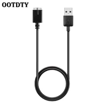 OOTDTY черный 1 м зарядка через usb кабель быстрой Зарядное устройство линии для Полар-флиса M430 часы для бега