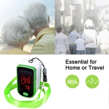 Пальчиковый Пульсоксиметр Spo2 прибор для взятия анализа крови пальца сердечного ритма индикатор обнаружения кислорода в крови Сенсор монитор сатурации зеленый