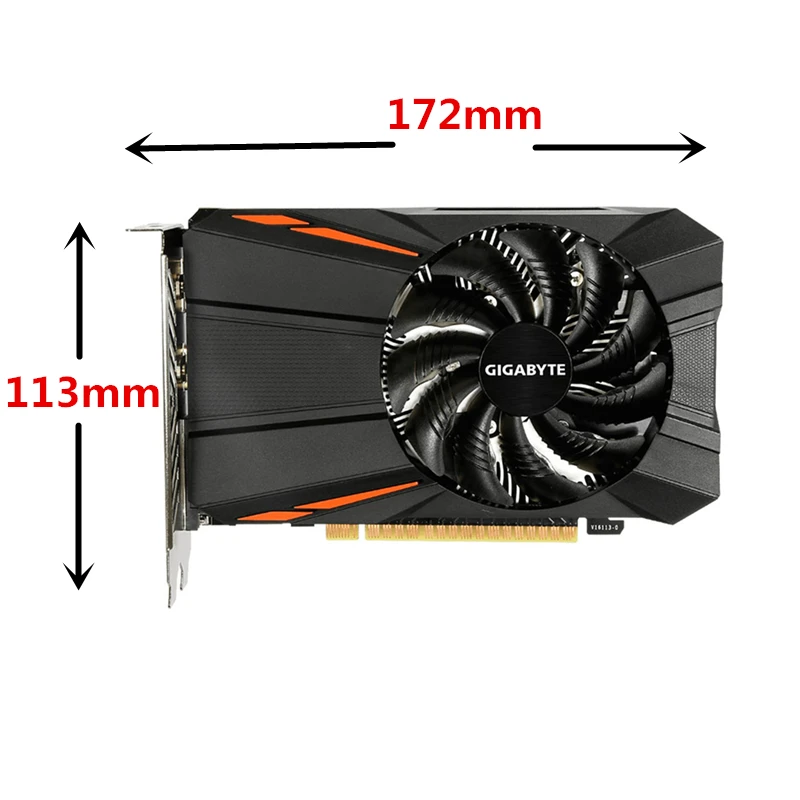 Видеокарта GIGABYTE GPU GTX 1050 2 Гб бит GDDR5 видеокарты nVIDIA Geforce GTX1050 D5 карты VGA Hdmi