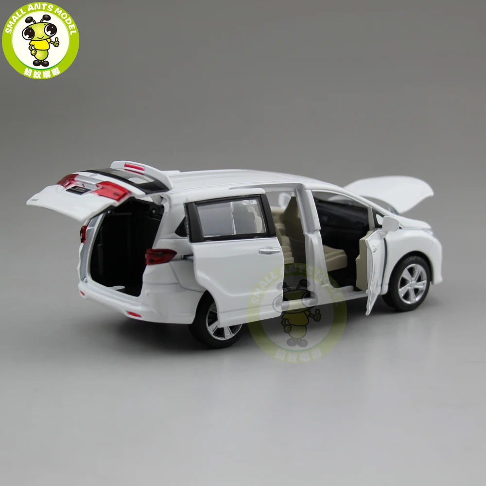 1/32 JACKIEKIM Odyssey MPV литая под давлением Металлическая Модель автомобиля игрушки для детей Детское звуковое освещение Вытяните назад подарки коллекция хобби