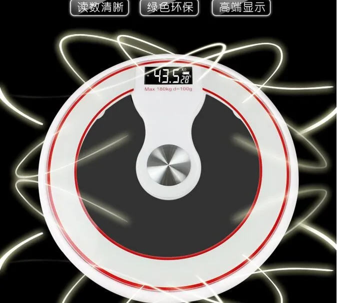 180kg Toughened glass Precision Electronic Digital Scale Glass Electronic body Weight bathroom scales Balance weighing scale