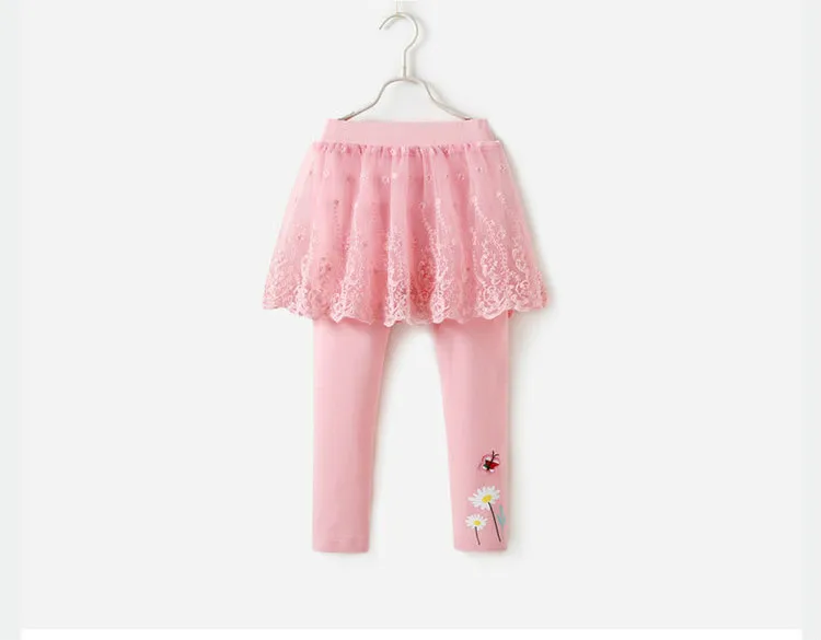Юбка-пачка для маленьких девочек; брюки; детские штаны; брюки-кюлоты; весенне-осенние детские леггинсы для девочек; брюки с бабочками и цветами