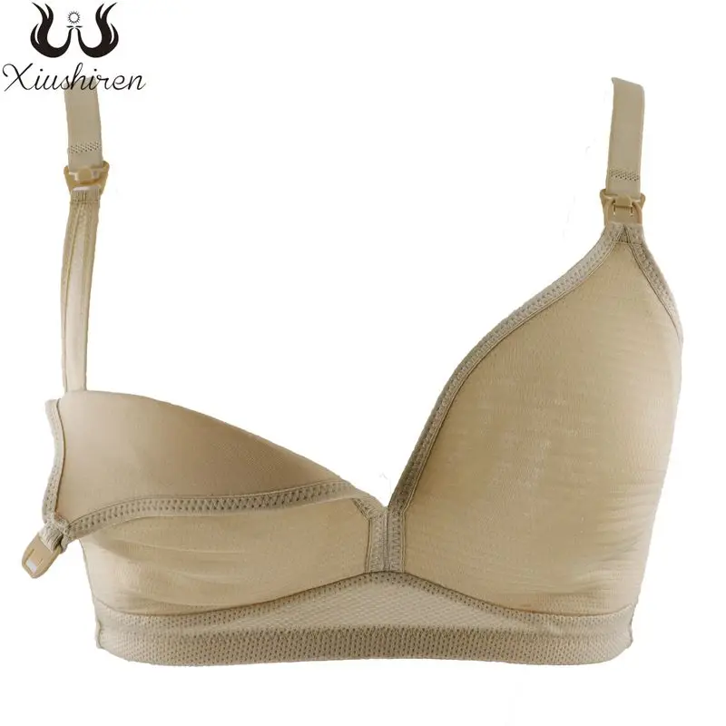 

Xiushiren Women Plus Size Wireless Bra Comfort Underwear Solid Full Coverage Front Close 34D 36D 38D 40C 40D 42C 42D 44C 44D