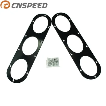 

CNSPEED 2pcs Black Rear Bumper Diffuser For Universal Car Rear Bumper Air Diversion Diffuser Panel