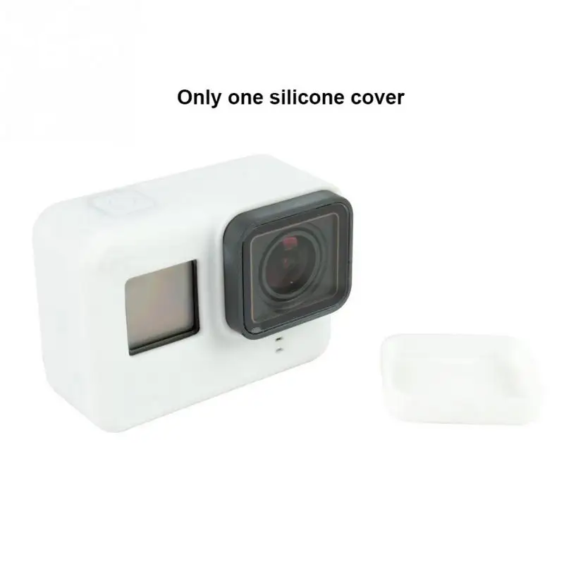 Экшн-камера легкая установка пылезащитный прочный защитный чехол с крышкой объектива Силиконовые Аксессуары для Gopro Hero 5 6 7