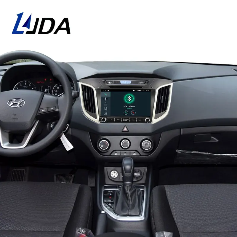 Cheap LJDA Android 9.1 Car dvd player for HYUNDAI IX25 CRETA Car Radio headunit gps navigation stereo multimedia WIFI autoaudio 2G+16G 3
