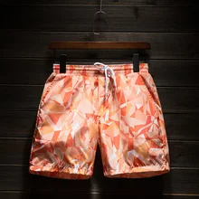 Мужские летние пляжные шорты, повседневные короткие штаны, новые мужские спортивные штаны с эластичной талией, шорты для бега, быстросохнущие шорты, размер 5XL