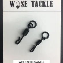 50 шт. X wise Tackle быстросменный Поворотный шарнир с кольцом в антибликовом цвете-Размер 4,7(размер Великобритании 8,11)-Наконечники для карпа