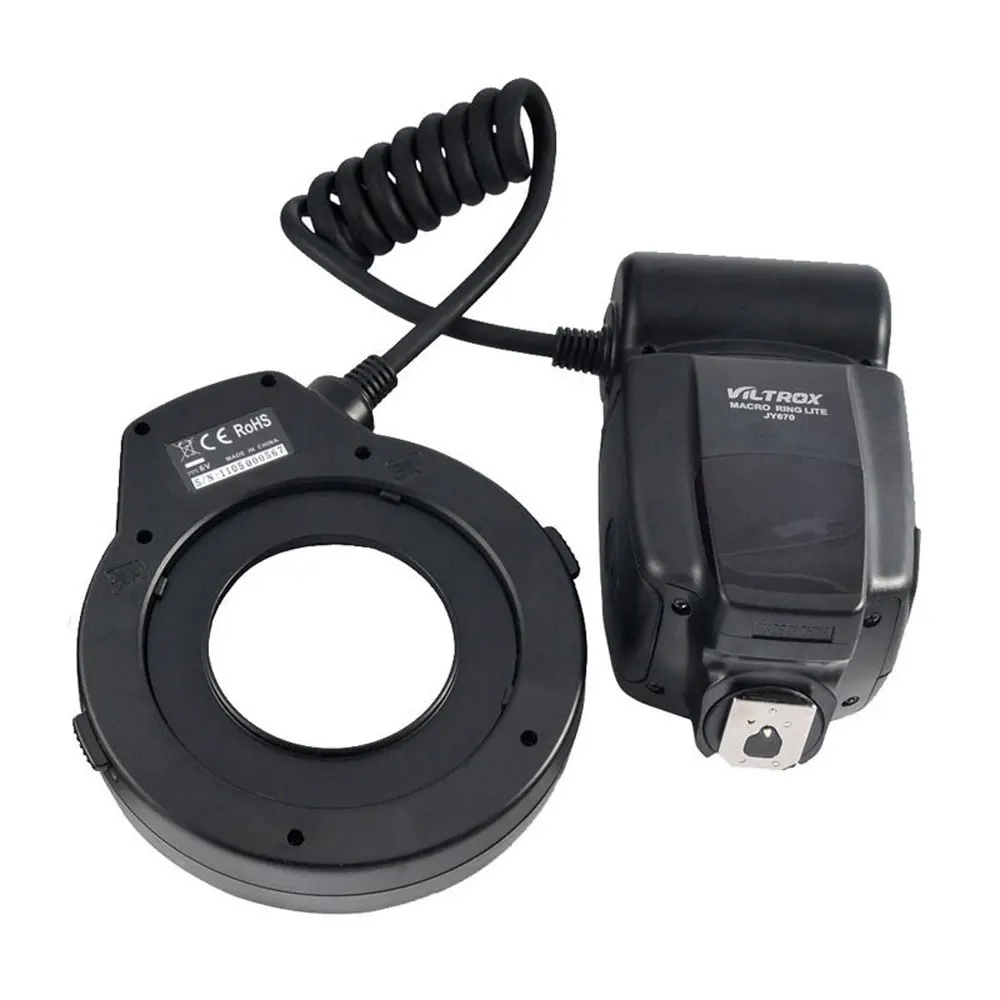 VILTROX JY-670 Macro Ring Light flash (31)