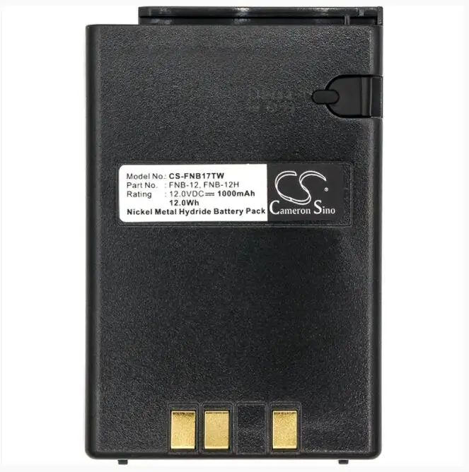 

Cameron Sino 1000mAh battery for VERTEX FT-23R FT-33R FT-411 Mark II FT-470 FT-73R FT-811 FT-911 FTH-2005 for YAESU FT-23R