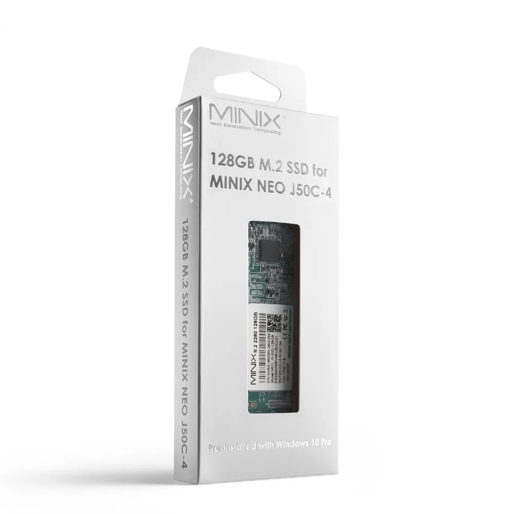 MINIX NEO J5 128 ГБ M.2 SSD для Neo J50C 4 Intel Pentium Mini PC с Windows 10 Pro твердотельный накопитель MINI