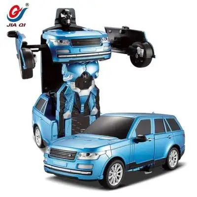 New Super cool deformation robot electric toy TT651 one key deformation remote control car and robot