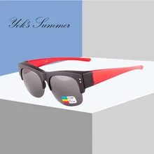 YOK'S поляризационные очки для близорукости, женские солнцезащитные очки на застежке, очки для чтения, мужские очки с покрытием, подходят для вождения, очки HN1293