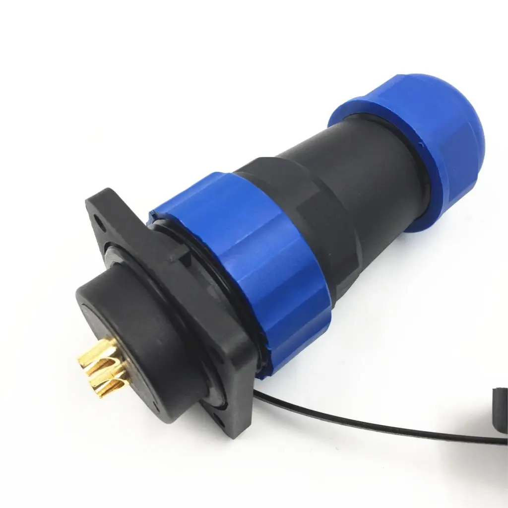 SP28TP-ZG 28mm Straight Avitaion Plug Waterproof Connector IP67 Flange Socket 3 5 6 7 9 10 12 14 16 19 22 24 26 Pin Male Femal |