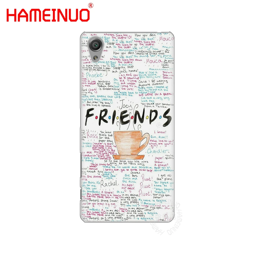 HAMEINUO tv Friends Forever чехол для телефона для sony xperia C6 XA1 XA2 XA ULTRA X XP L1 L2 X XZ1 compact XR/XZ PREMIUM