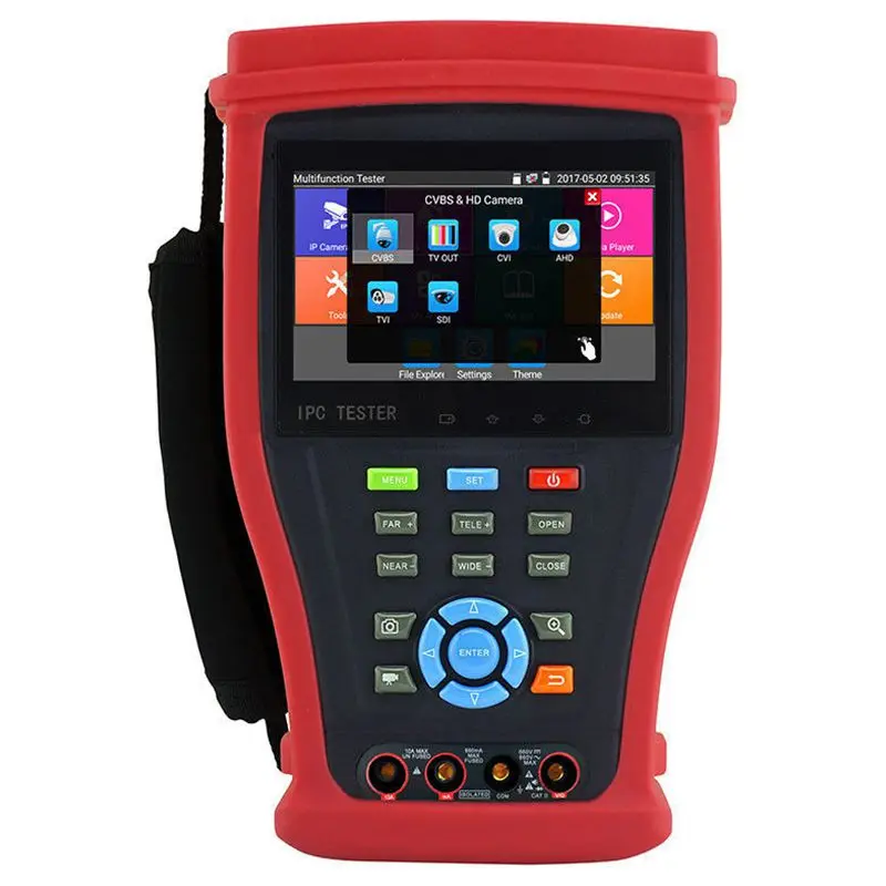 

Smart Security Ipc-4300Adhplus+Ahd/Cvi/Tvi 4.3 Inch Hdmi Input Ips Press Screen H.265/H.264, 4K Multi-Function Cctv Tester (Us