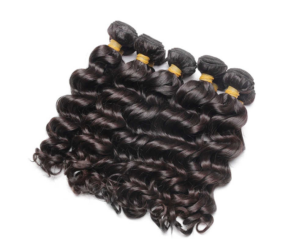 Ali queen hair Products, 10 шт./партия, натуральные волнистые индийские волосы, необработанные человеческие волосы, волнистые