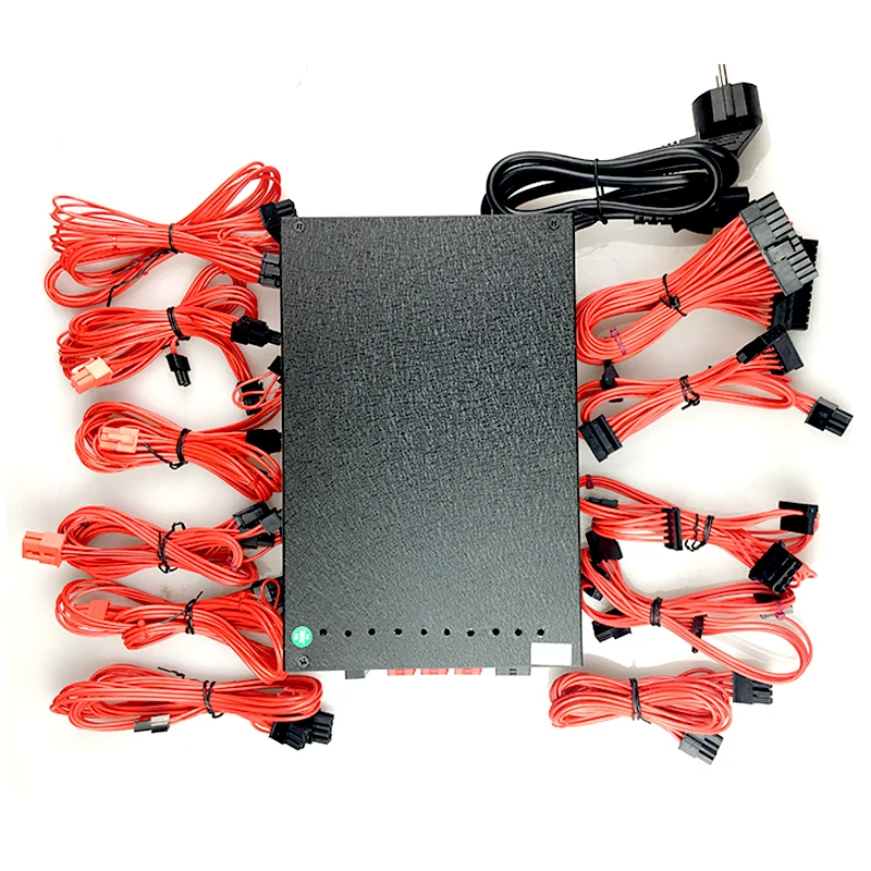 2000 واط امدادات الطاقة 2000 واط ATX PSU لآلة التعدين Bitcoin مينر وحدات كابلات التيار الكهربائي 2000 واط الطاقة التبديل PC بيكو PSU