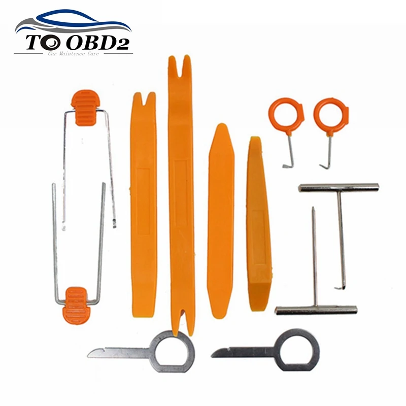 

12pcs/Set Auto Refit Car Companion Disassembled Tools Car DVD Player Trim Panel Dashboard Modified Free Shipping