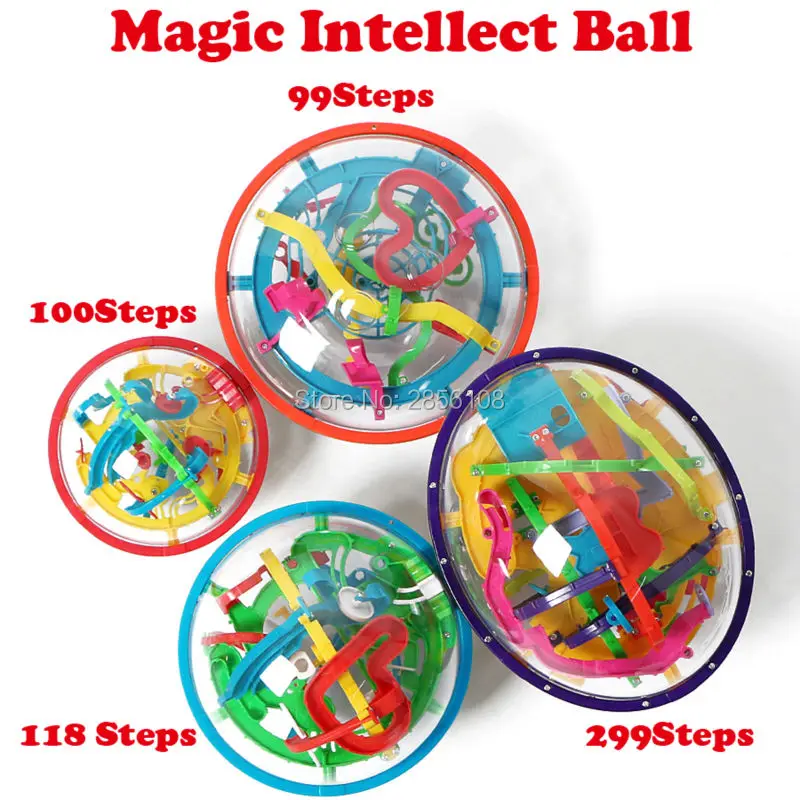 100 GRADINI 3D Puzzle A SFERA MagicA Intellect Ball con regalo giocattoli educativi Puzzle 