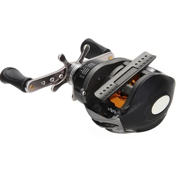 

New High Quality Metal Plastic Baitcast Baitcasting 9+1BB Bearing Fishing Reel Handed Black Right Handle