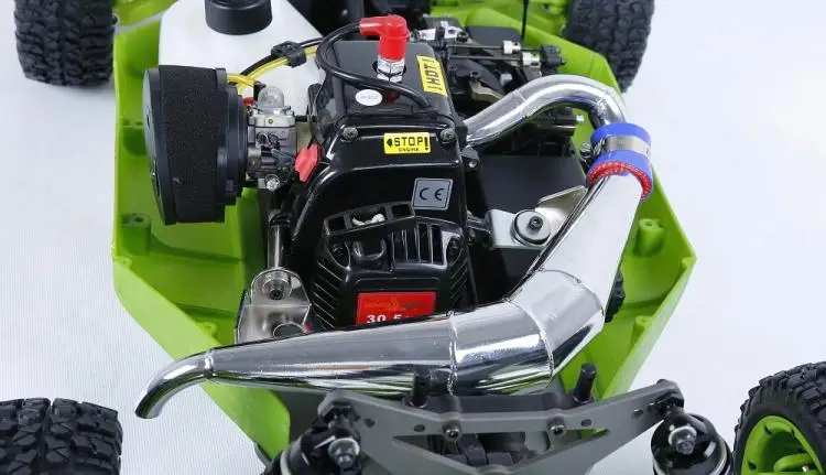 Новый полностью нилон версия красный/зеленый цвет 1/5 RC газ внедорожник 4x4 36cc