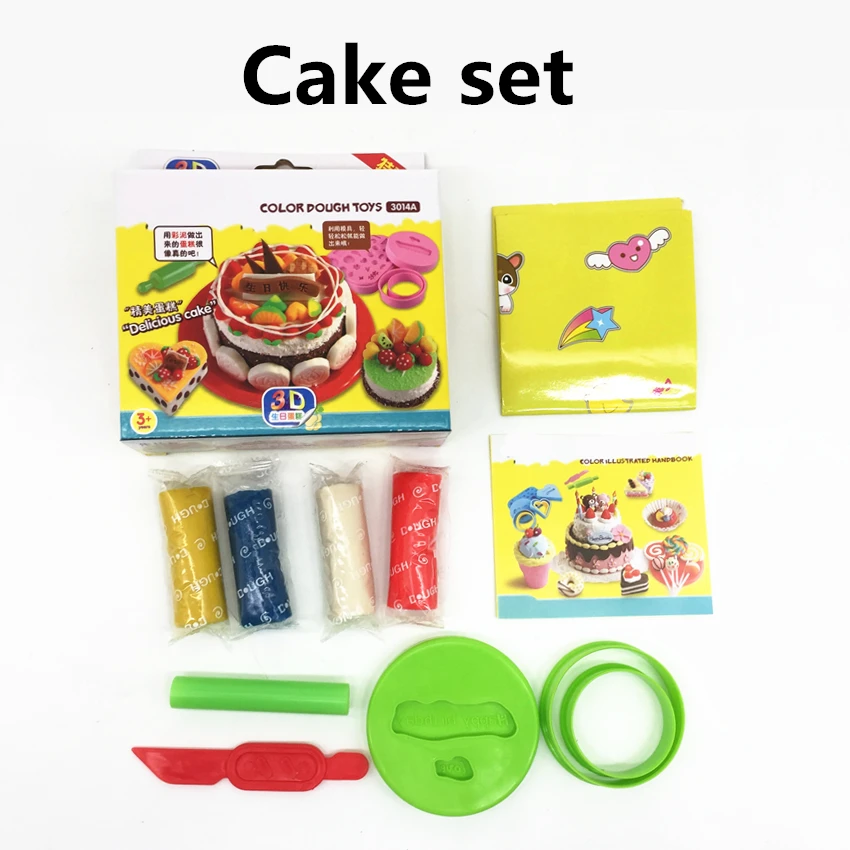 DIY Fimo Playdough Simulation Ice Cream Cake Candy Model Slime Kit Mold Set Kids Pretend Clay Nontoxic Toys Tools Accessories DIY Fimo Playdough Simulation Ice Cream Cake Candy Model Slime Kit Mold Set Kids Pretend Clay Nontoxic Toys Tools Accessories