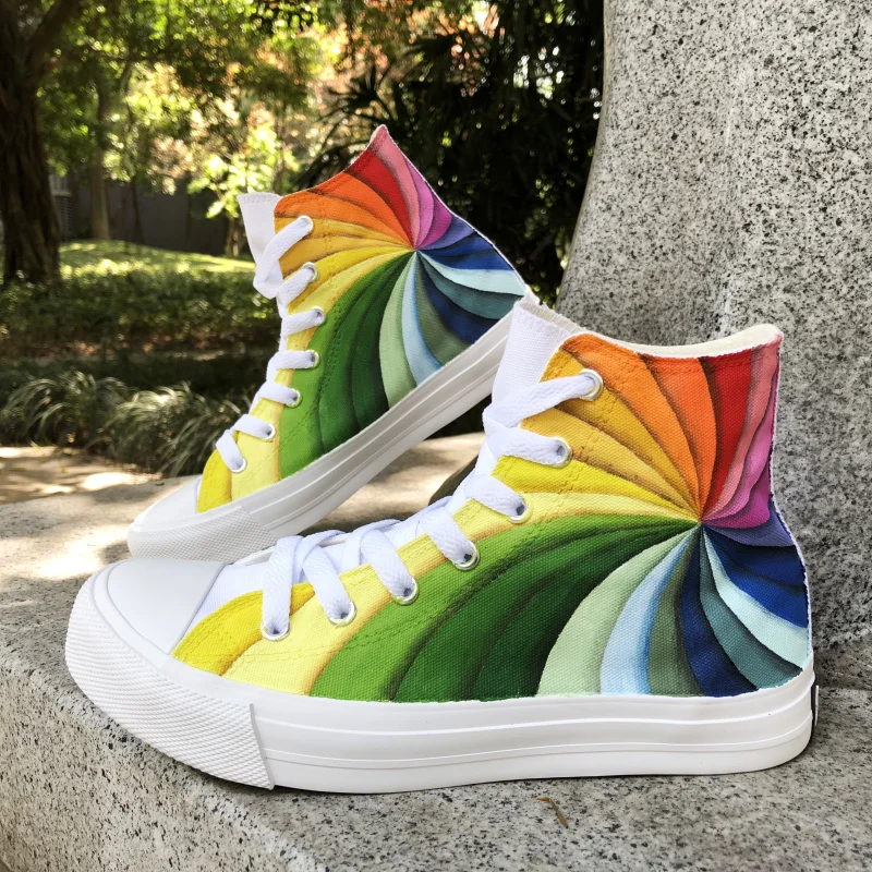 Wen Woman Sport Sneakers Sewing Canvas Hand Painted Shoes Design ...