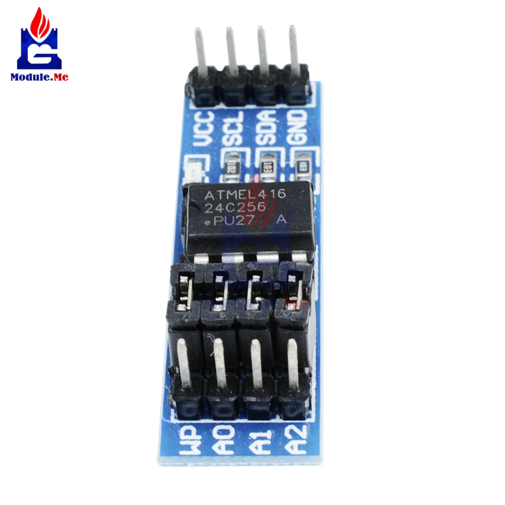 Новый AT24C256 I2C IIC интерфейс EEPROM модуль памяти 8P чип источник питания индикатор Pull Up