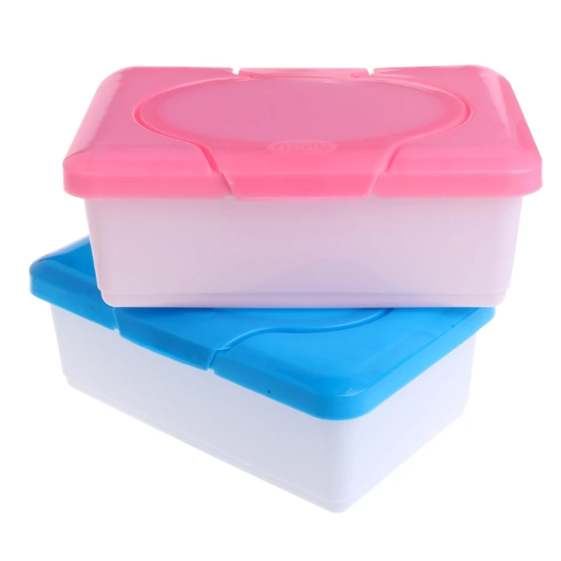 Сухой Влажной Ткани бумажный чехол детские салфетки коробка для хранения салфеток пластиковый держатель Контейнер
