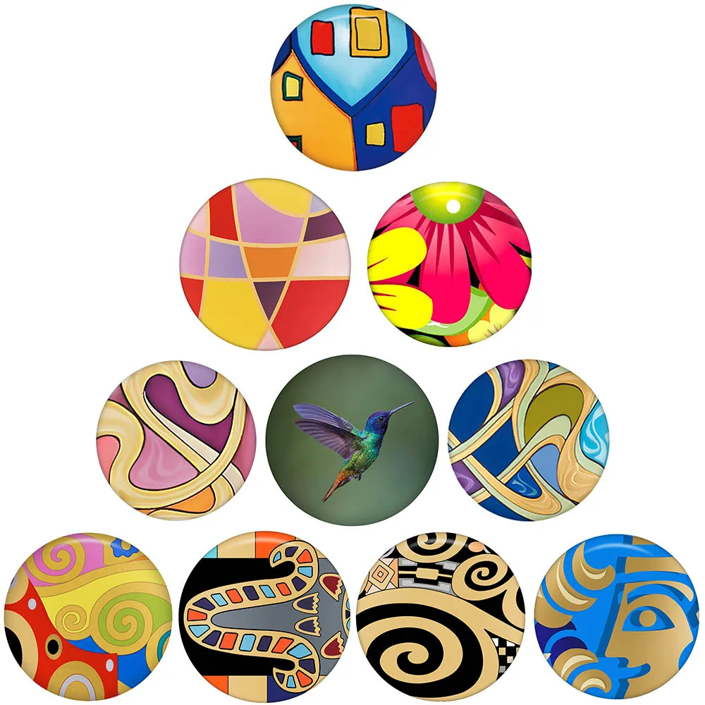 

5pcs/lot Painting art style Snap Button 18mm enamel Snaps Button Jewelry Pretty Girl Charms DIY Bracelet Necklace Snaps Jewelry