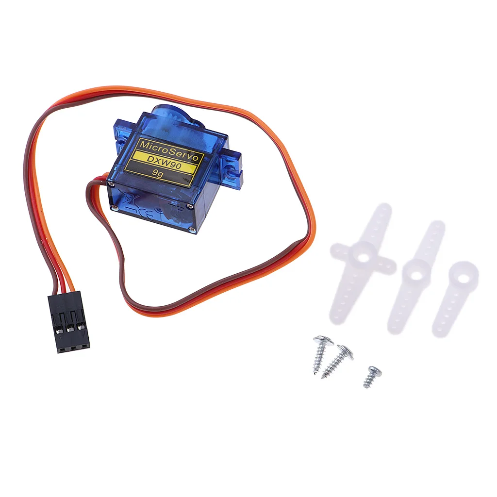 DXW90 9g Micro Servo Motor Kit for RC Robot Arm Helicopter Airplane   