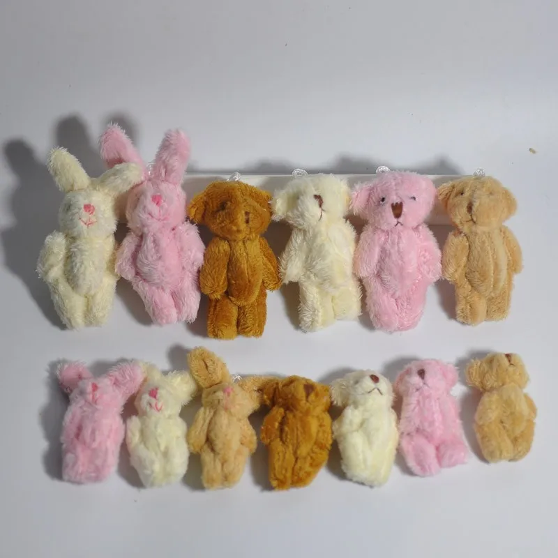 4cm 6cm teddy bear+rabbit (3)