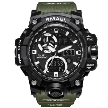 

2020 SMAEL Led Digital Watch Men Sport Super Cool Men's Quartz Sports Watches Luxury Brand LED Military Wristwatch Male xfcs